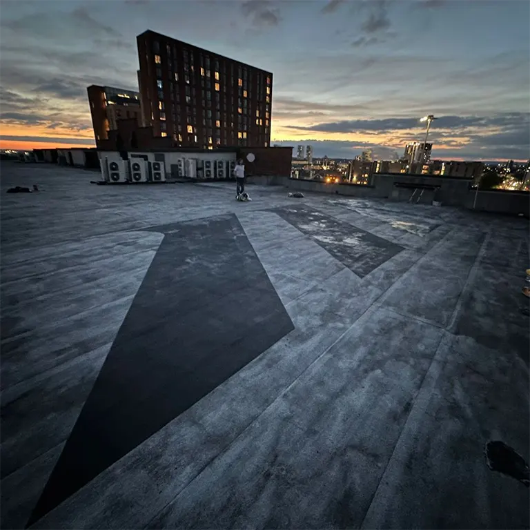Empty rooftop
