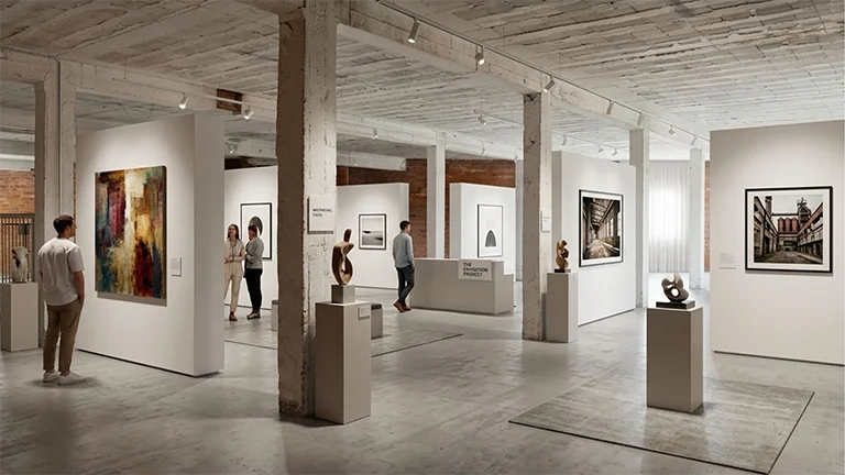 the studio
